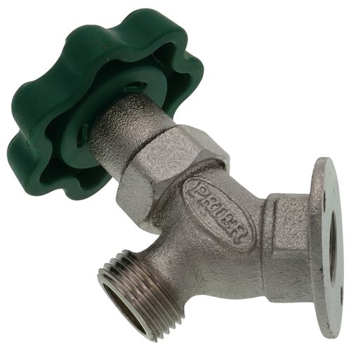 Main product image of C-135 Angle Sill Faucet, 1/2" FPT, Satin Nickel Plated, Soft Grip Handle