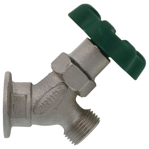 Main product image of C-135 Angle Sill Faucet, 1/2" FPT, Satin Nickel Plated, Soft Grip Handle