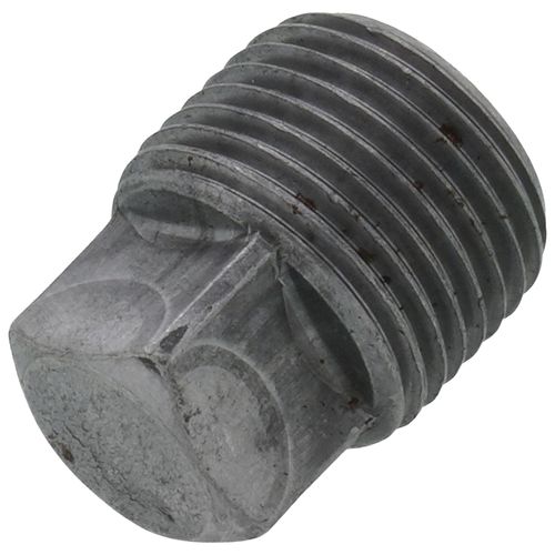 Main product image of 3/8" Black Steel Square Head Solid Pipe Plug