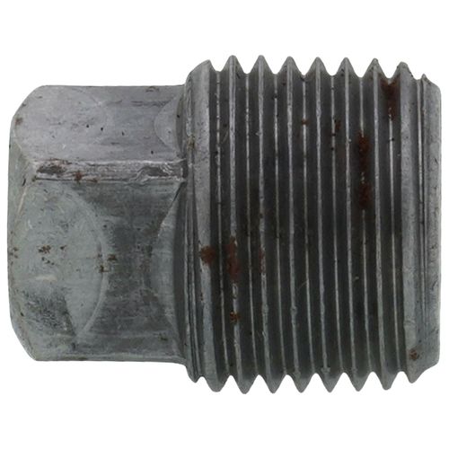 Main product image of 3/8" Black Steel Square Head Solid Pipe Plug