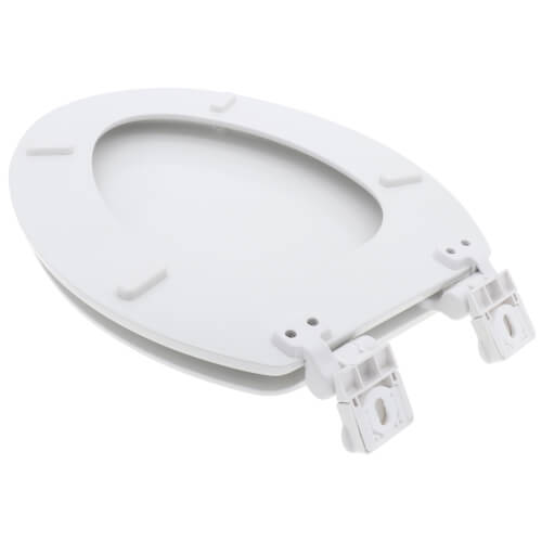 Main product image of EZ Close Deluxe Molded Wood Toilet Seat w/ Elongated Closed Front - White