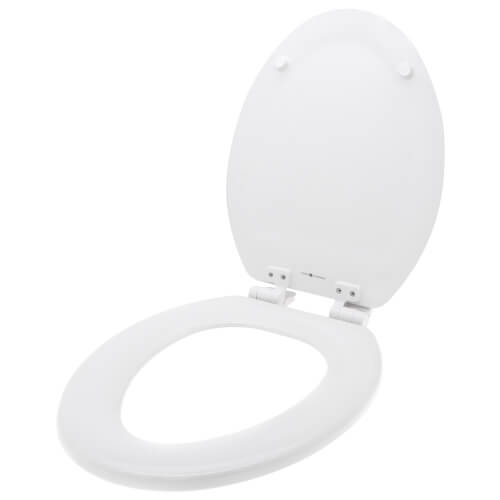 Main product image of EZ Close Deluxe Molded Wood Toilet Seat w/ Elongated Closed Front - White