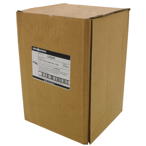 C02005 Jones Stephens C02005 5/16" x 31/2" Closet Bolts w/ Oval