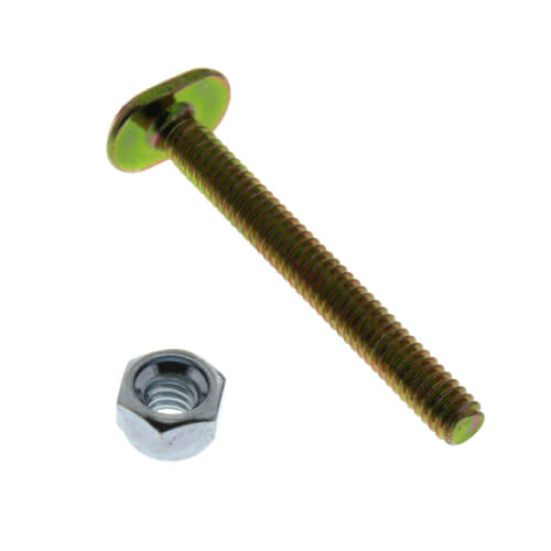 C02011B Jones Stephens C02011B 1/4" x 21/4" Closet Bolts w/ Round