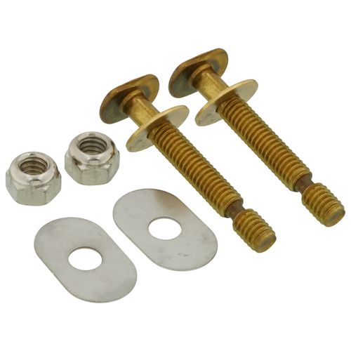 Main product image of 5/16" x 2-1/4" Snap-Off Closet Bolts w/ Oval Washer (Box of 50 Pairs)