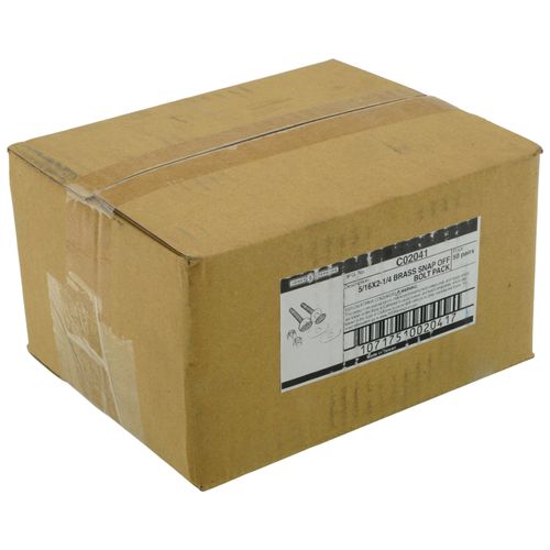 Main product image of 5/16" x 2-1/4" Snap-Off Closet Bolts w/ Oval Washer (Box of 50 Pairs)