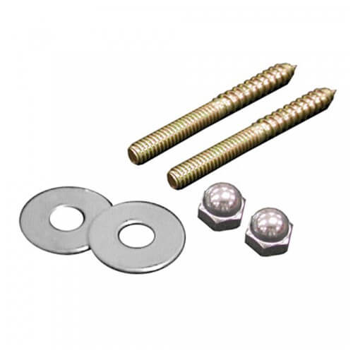 Main product image of Brass Plated Closet Screws w/ Round Washer (box of 50 pairs)