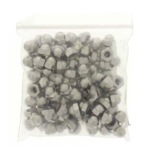 C02809 Jones Stephens C02809 1/4" x 7/16" Zinc Plated Closed Acorn