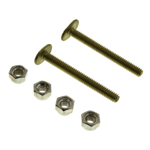 C02992 Jones Stephens C02992 1/4" x 21/4" Brass Closet Bolt