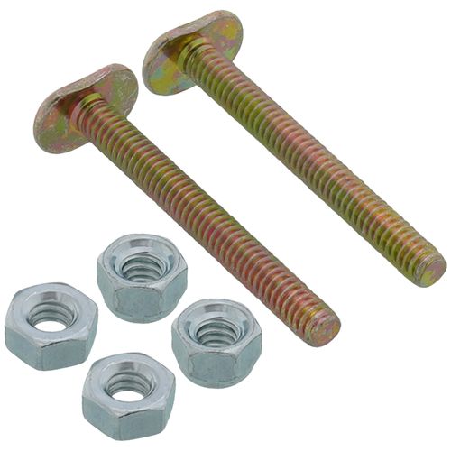 Main product image of 1/4" x 2-1/4" Brass Plated Closet Bolt - Elite Packs (box of  50 pairs)
