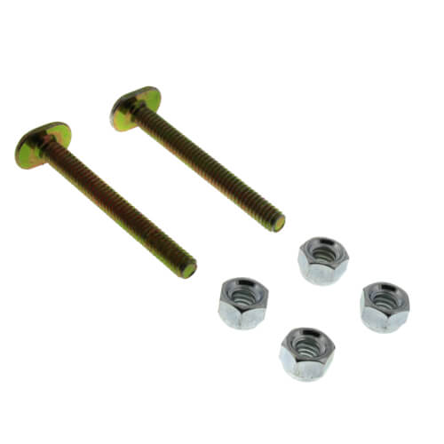 Main product image of 1/4" x 2-1/4" Brass Plated Closet Bolt - Elite Packs (box 50 pairs)