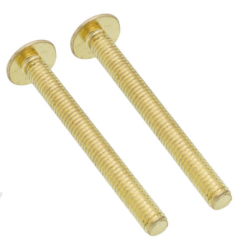 thumbnail image 2 of 5/16" X 3" Tank To Bowl Bolt Set With Gasket, Brass Plated Bolt 2 of 10