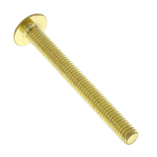 Main product image of 5/16" x 3" Brass Plated Tank to Bowl Bolt Set w/ Hex Nut (box of 50 pairs)
