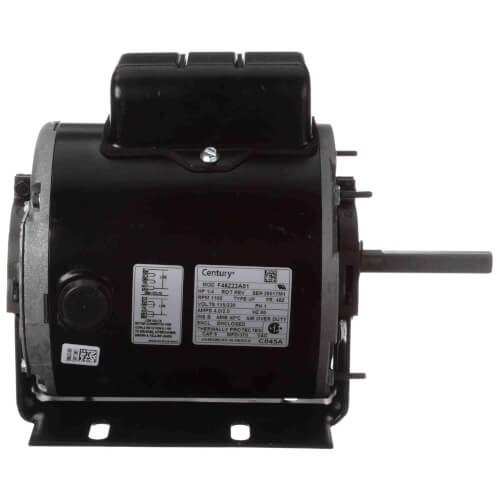 Main product image of 1/4 HP 115/230v Direct Drive Fan Motor, 1 PH, 1200 RPM, 48Z Frame, TEAO