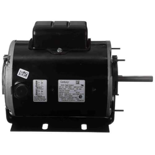 Main product image of 1/2 HP 115/230v Direct Drive Fan Motor, 1 PH, 1200 RPM,  48Z Frame, TEAO