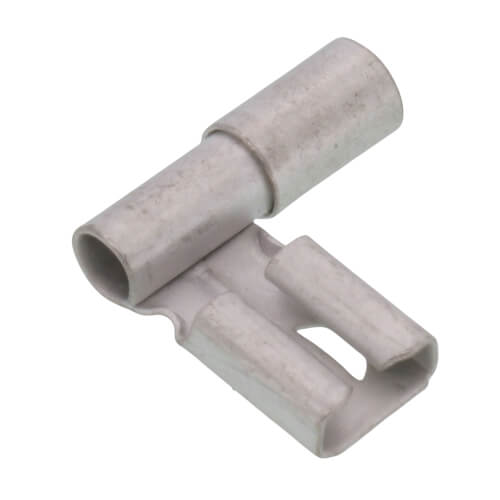 Main product image of 0.64" x 0.63" Non-Insulated 90-Degree Flag Female Disconnect, 0.250" x 0.32" Tab, 12-10 AWG