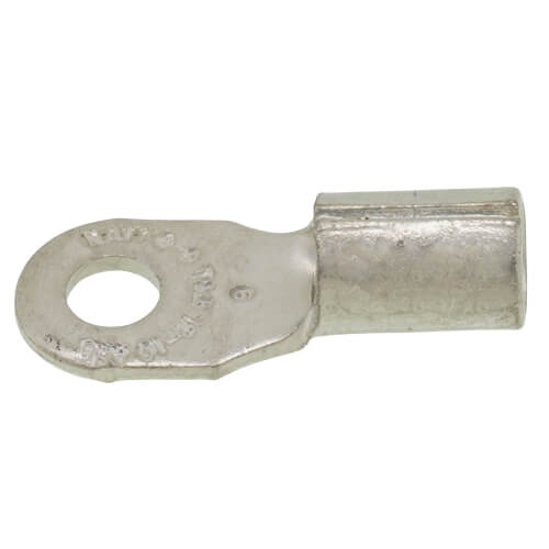 Main product image of #6 Bolt Hole Non-Insulated Copper Ring Terminal, 12-10 AWG