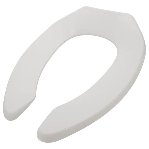 Main product image of Commercial Quality Elongated Toilet Seat w/ Stainless Steel Hinge Post - White