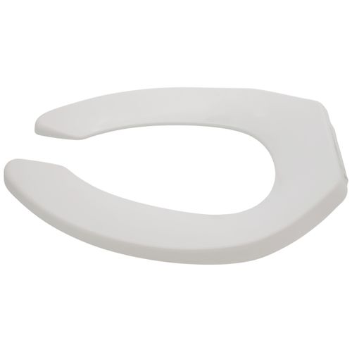 Main product image of Commercial Quality Elongated Toilet Seat w/ Stainless Steel Hinge Post - White