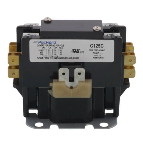 1 Pole Contactor (208/240V, 25 Amp)