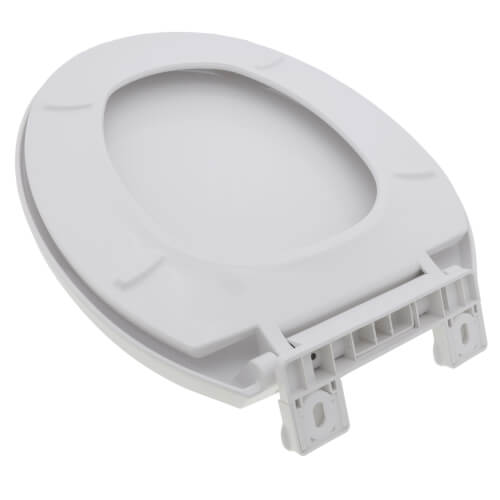 Main product image of EZ Close Premium Plastic Seat, Round Closed Front w/ Cover, White