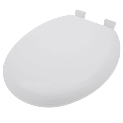 Main product image of EZ Close Premium Plastic Seat, Round Closed Front w/ Cover, White