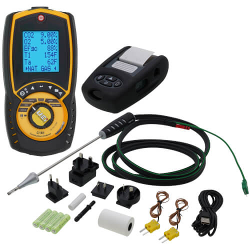 Main product image of C161KIT, Flue Gas Combustion Analyzer w/ Printer & Case