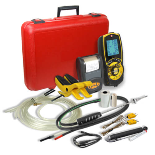 Main product image of C165+ Residential/Commercial Combustion Analyzer Kit for Oil-Fired Appliances /Printer