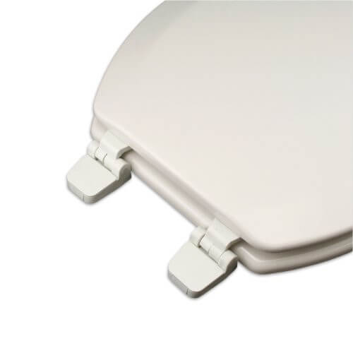 Main product image of White Elongated Deluxe Molded Wood Toilet Seat