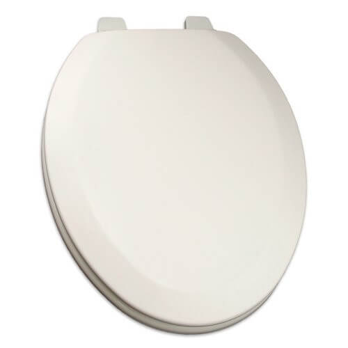 Main product image of White Elongated Deluxe Molded Wood Toilet Seat