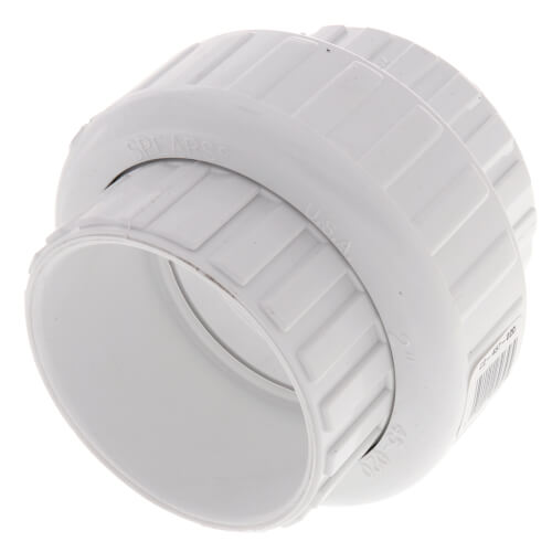 Main product image of 2" PVC Sch. 40 Socket Union w/ Buna-N O-ring (Old Style)