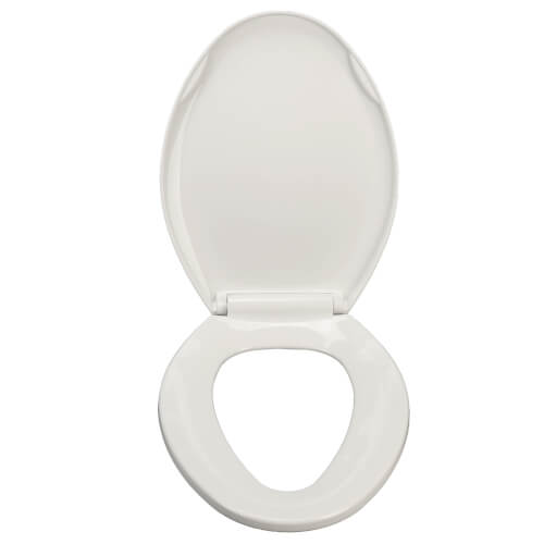 Main product image of EZ Close Deluxe Plastic Elongated Closed Front Toilet Seat - White