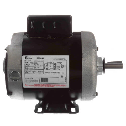 Main product image of 6-1/2" Capacitor Start Enclosed Rigid Base Motor (115/208-230V, 1725 RPM, 1/3 HP)