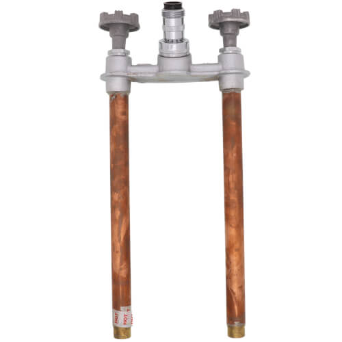 Main product image of Model C22 10", 1/2" x 3/4" Sweat Hot & Cold Anti-Siphon Wall Faucet w/ Metal Handle (Chrome)
