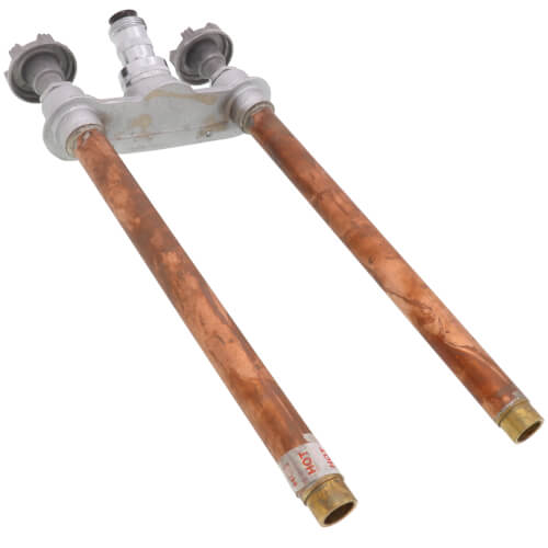 Main product image of Model C22 10", 1/2" x 3/4" Sweat Hot & Cold Anti-Siphon Wall Faucet w/ Metal Handle (Chrome)