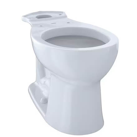 Main product image of Entrada 1.28 gpf Round Toilet Bowl Only, Less Seat, Universal Height, 12" Rough-In (Cotton White)