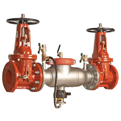 Main product image of 6" 994-OSY-FS Stainless Steel Reduced Pressure Zone Assembly, OSY Shutoff, Short Lay Length w/ Flood Sensor