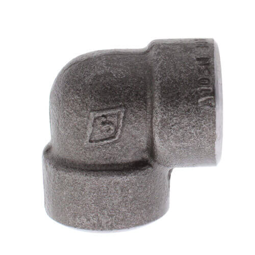 Main product image of 1/4" 3000# A105N Carbon Steel 90° Elbow NPT