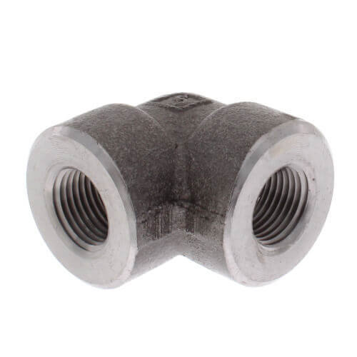 Main product image of 3/8" 3000# A105N Carbon Steel 90° Elbow NPT