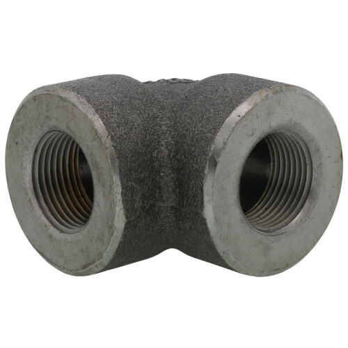 Main product image of 3/4" 3000# A105N Carbon Steel 90° Elbow NPT