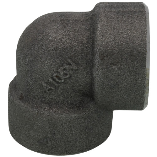 Main product image of 3/4" 3000# A105N Carbon Steel 90° Elbow NPT