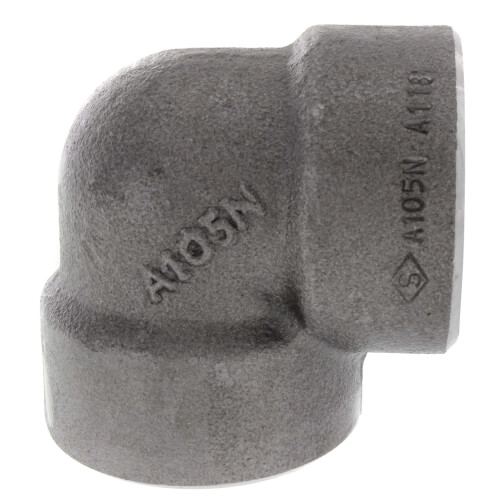 Main product image of 1" 3000# A105N Carbon Steel 90° Elbow NPT