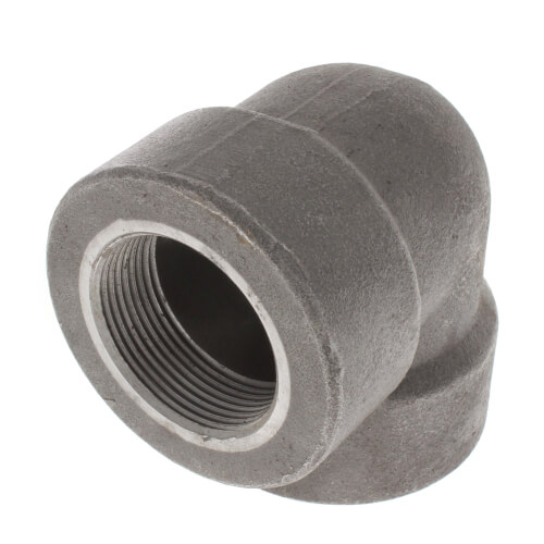 Main product image of 1-1/2" 3000# A105N Carbon Steel 90° Elbow NPT