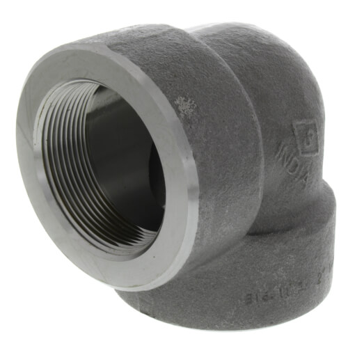 Main product image of 2" 3000# A105N Carbon Steel 90° Elbow NPT