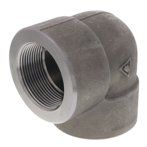 Main product image of 2-1/2" 3000# A105N Carbon Steel 90° Elbow NPT