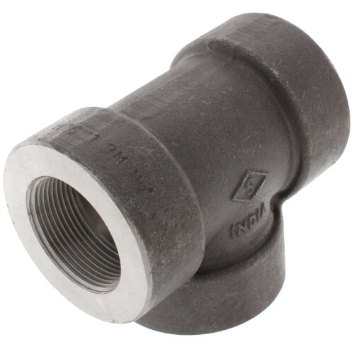 Main product image of 1-1/2" 3000# A105N Carbon Steel Tee NPT