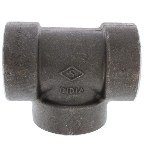 Main product image of 1-1/2" 3000# A105N Carbon Steel Tee NPT
