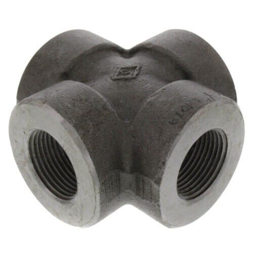 Main product image of 1/2" 3000# A105N Carbon Steel Cross (NPT)