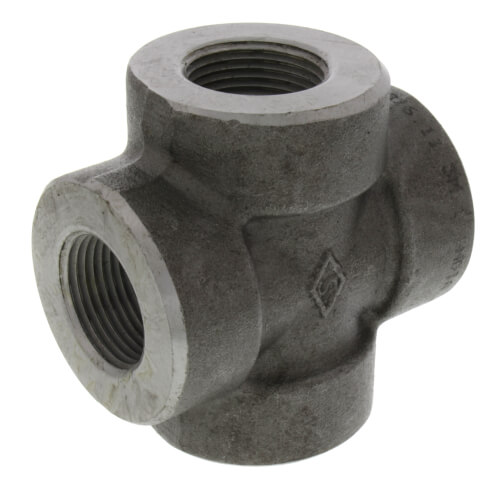 Main product image of 1" 3000# A105N Carbon Steel Cross (NPT)