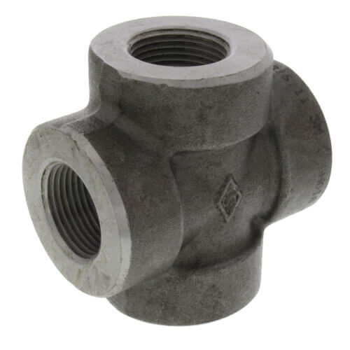 Main product image of 2" 3000# A105N Carbon Steel Cross (NPT)